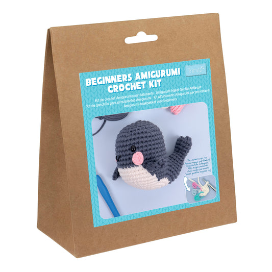 Trimits Beginners Amigurumi Crochet Kit: Whale
