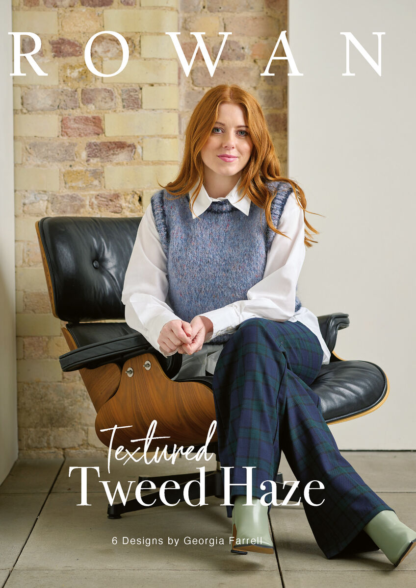 Textured Tweed Haze by Georgia Farrell, Rowan (pattern book)