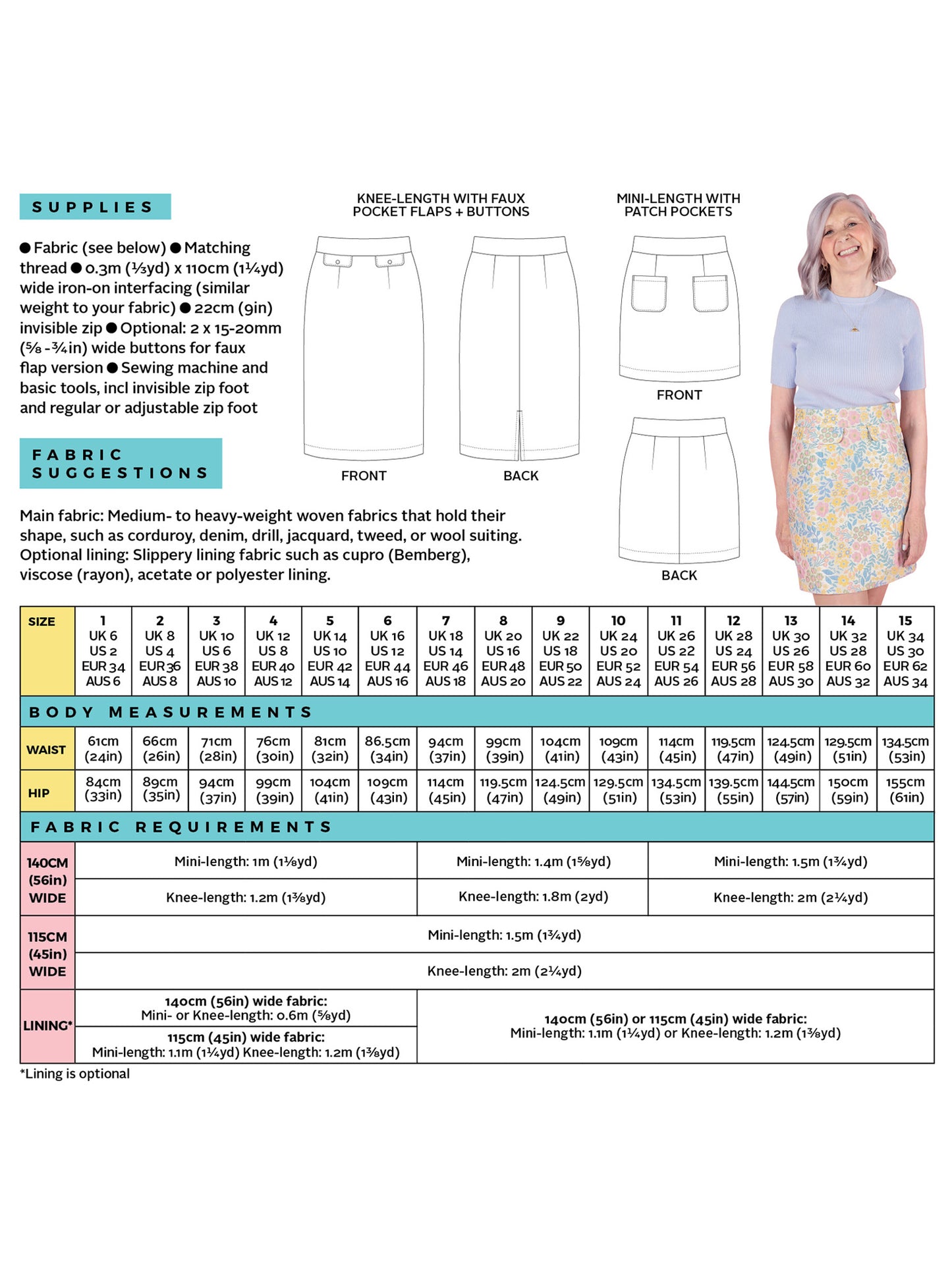 Ramona Skirt by Tilly and the Buttons (1046) (paper sewing pattern)