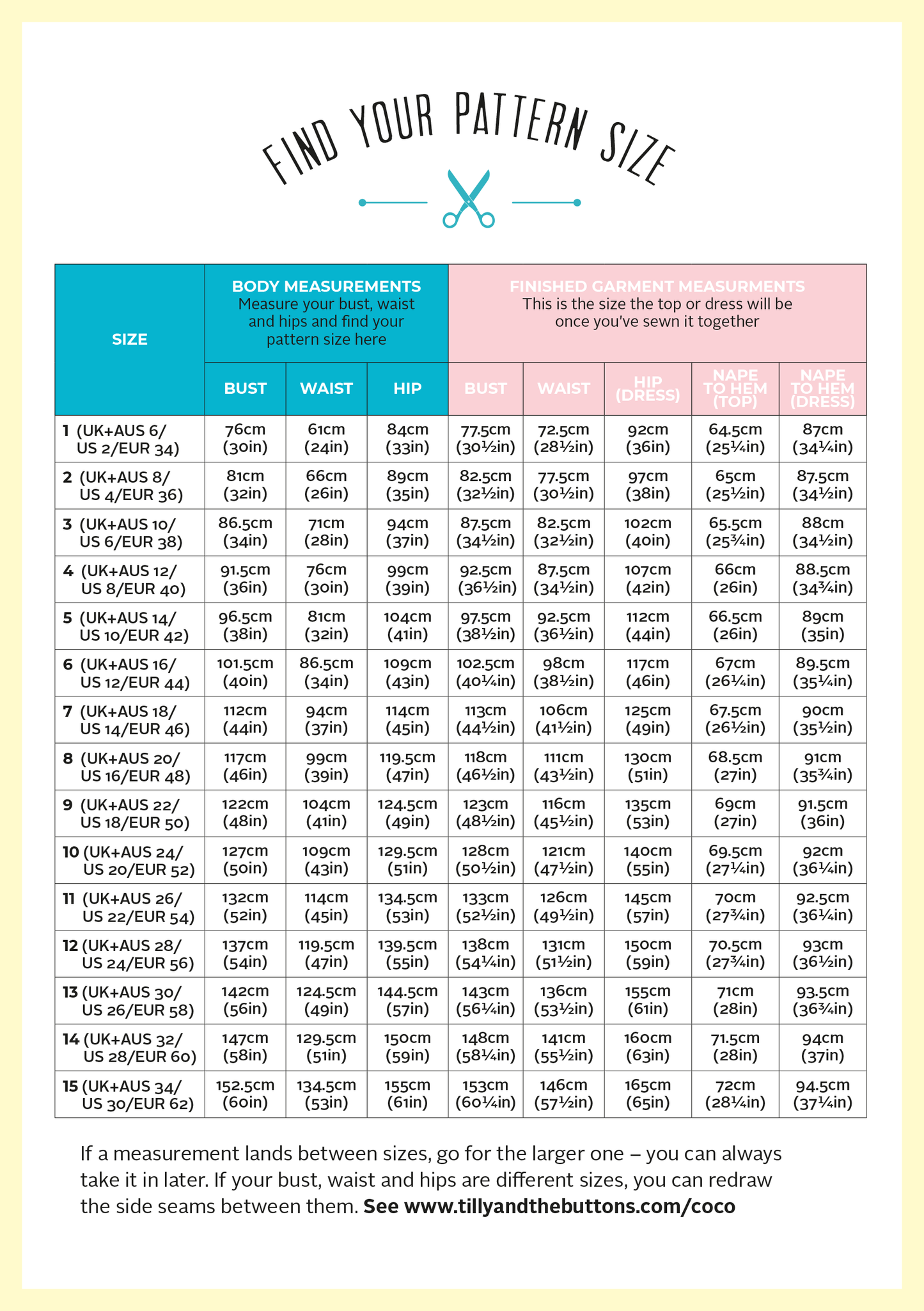 Coco Top and Dress by Tilly and the Buttons (1003) (paper sewing pattern)