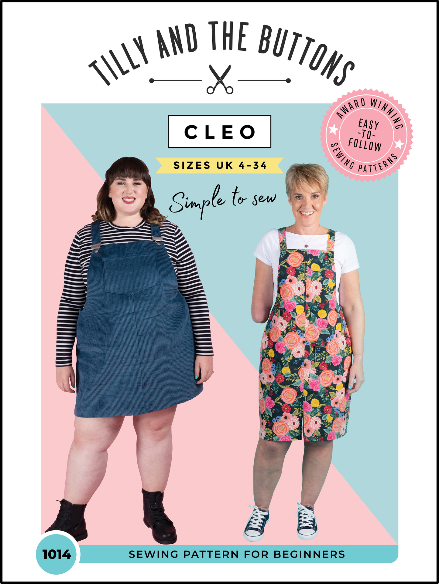 Cleo Pinafore & Dungaree Dress by Tilly and the Buttons (1014) (paper sewing pattern)