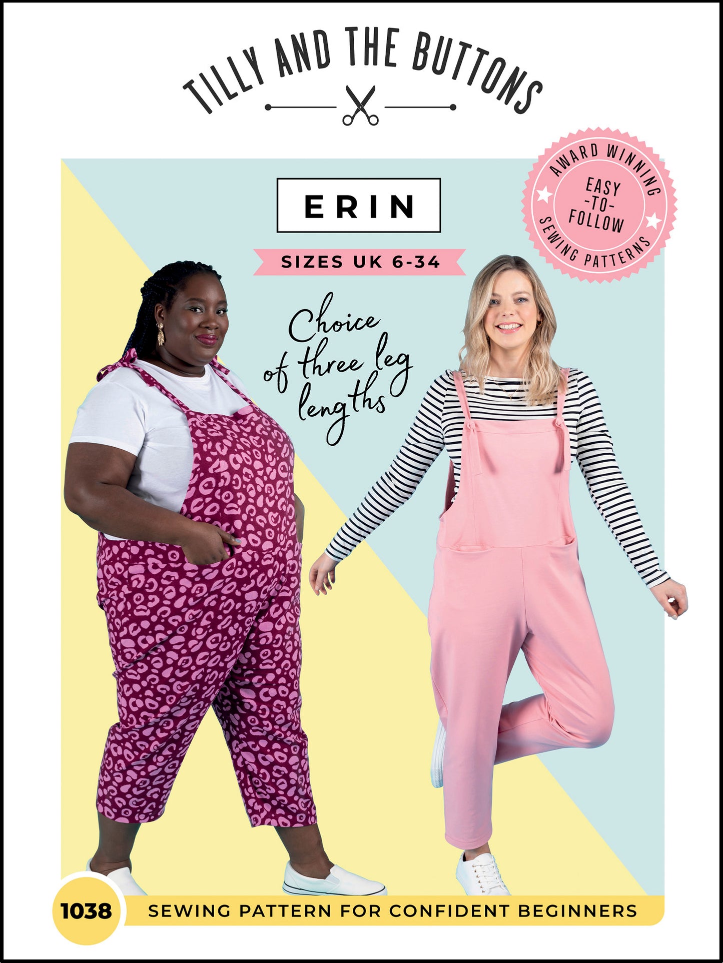 Erin Dungarees and Overalls by Tilly and the Buttons (1038) (paper sewing pattern)