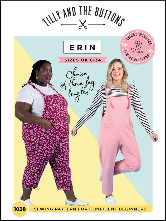Erin Dungarees and Overalls by Tilly and the Buttons (1038) (paper sewing pattern)