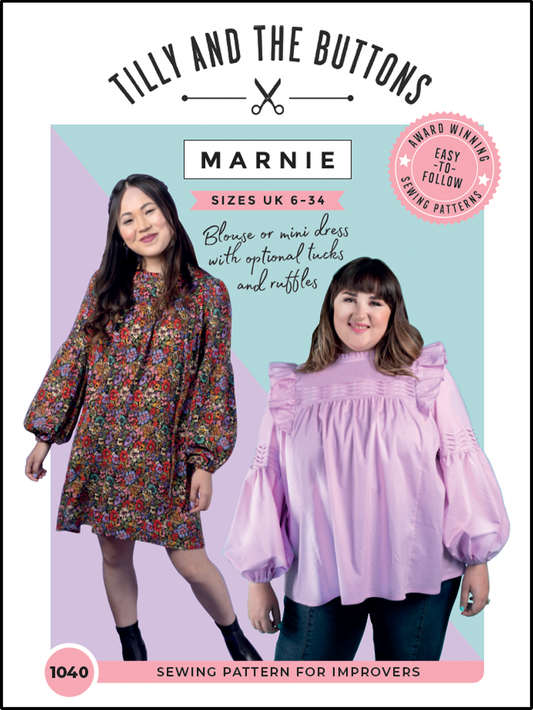 Marnie Blouse and Mini Dress by Tilly and the Buttons (1040) (paper sewing pattern)