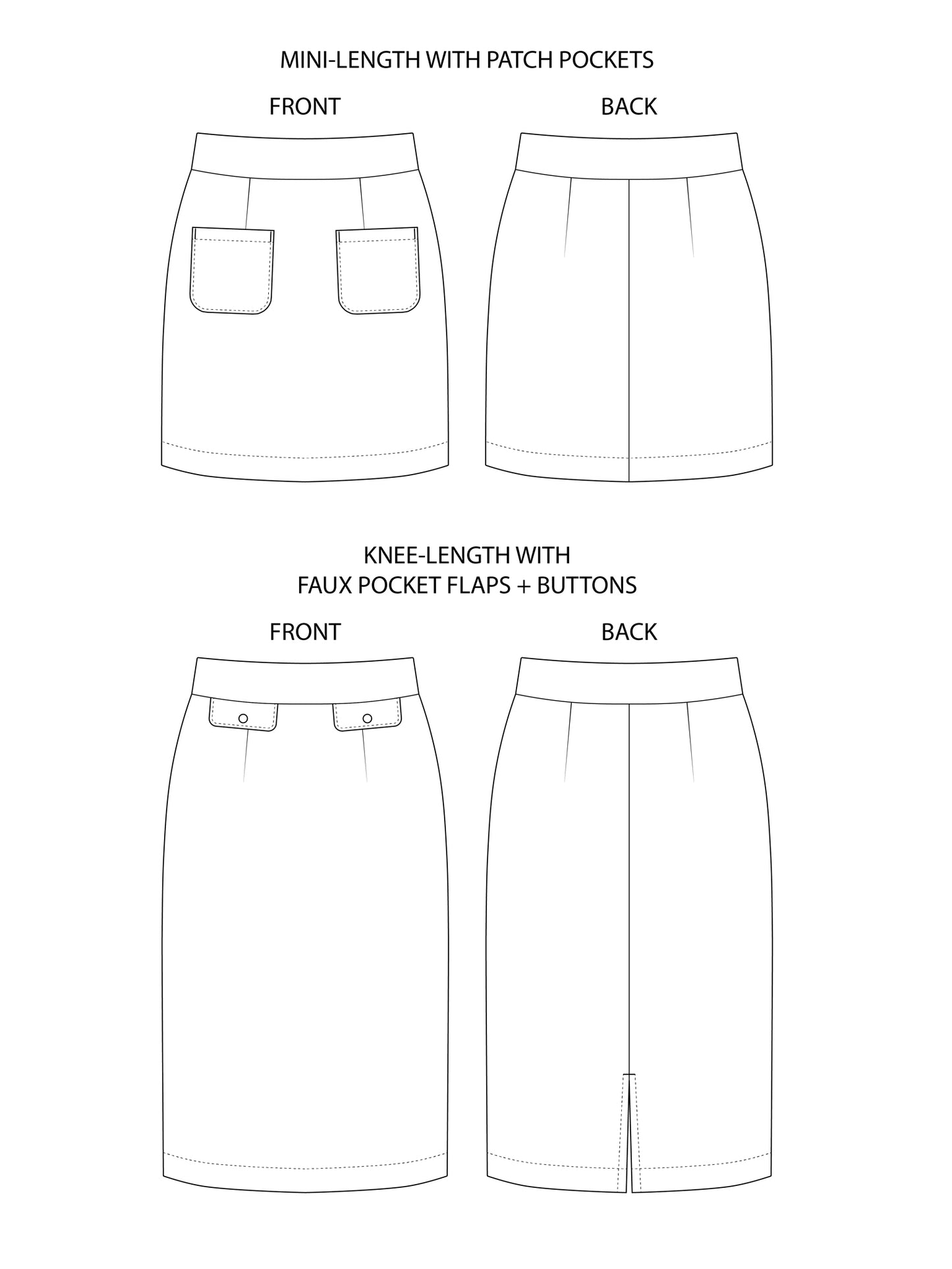 Ramona Skirt by Tilly and the Buttons (1046) (paper sewing pattern)