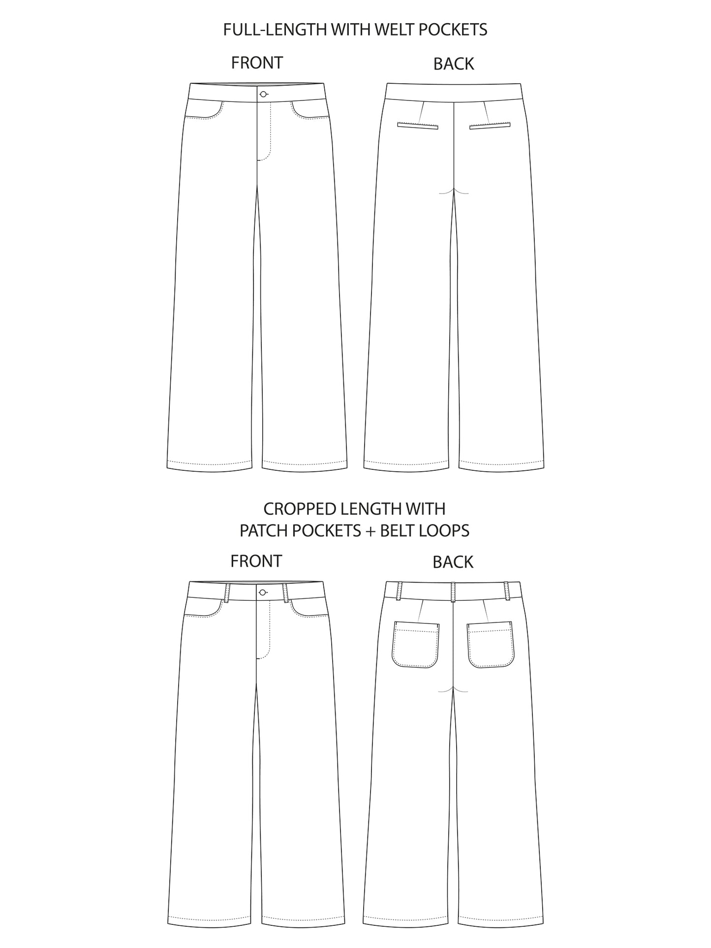 Thea Trousers by Tilly and the Buttons (1044) (paper sewing pattern)