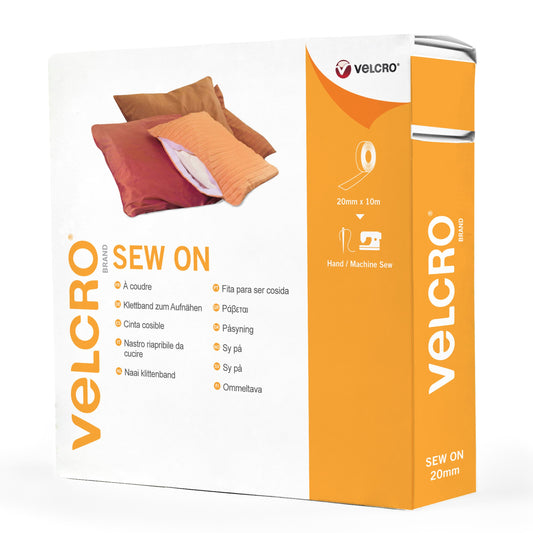 Velcro Sew-On 20mm: Black
