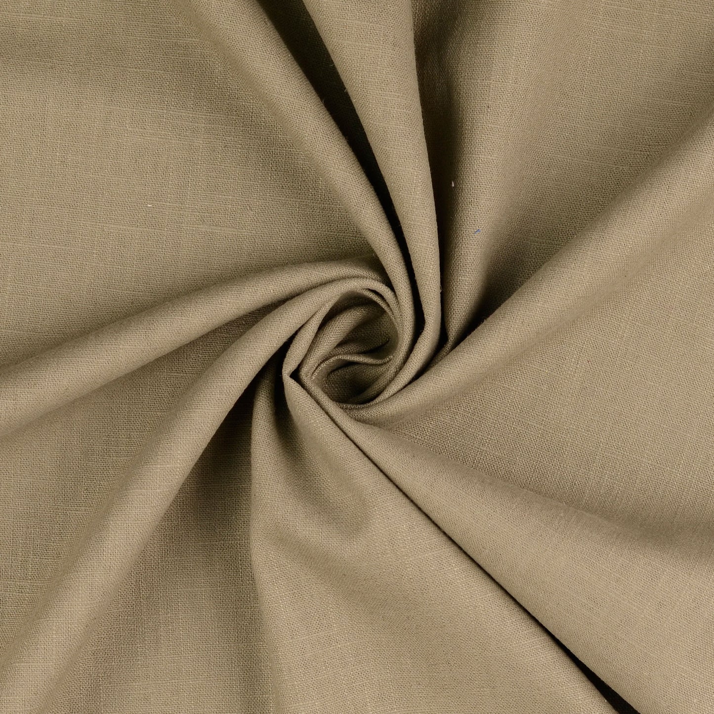 Washed Plain Linen: Khaki