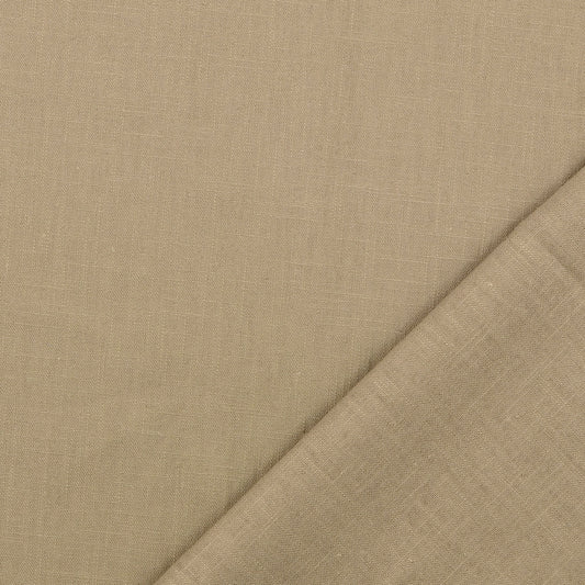Washed Plain Linen: Khaki