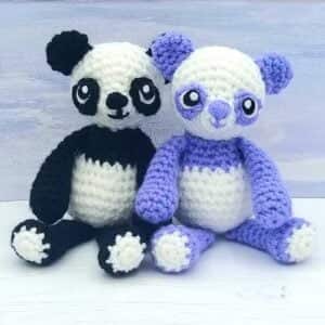 Baby Panda by Wee Woolly Wonderfuls