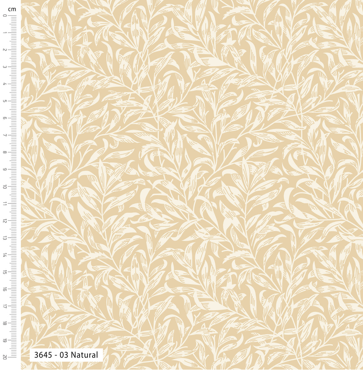 William Morris Willow Bough by Make + Believe Fabrics: Natural