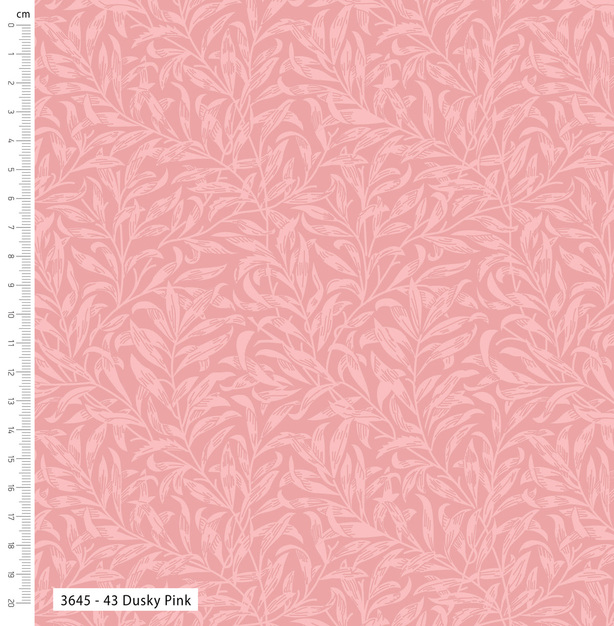 William Morris Willow Bough by Make + Believe Fabrics: Dusky Pink