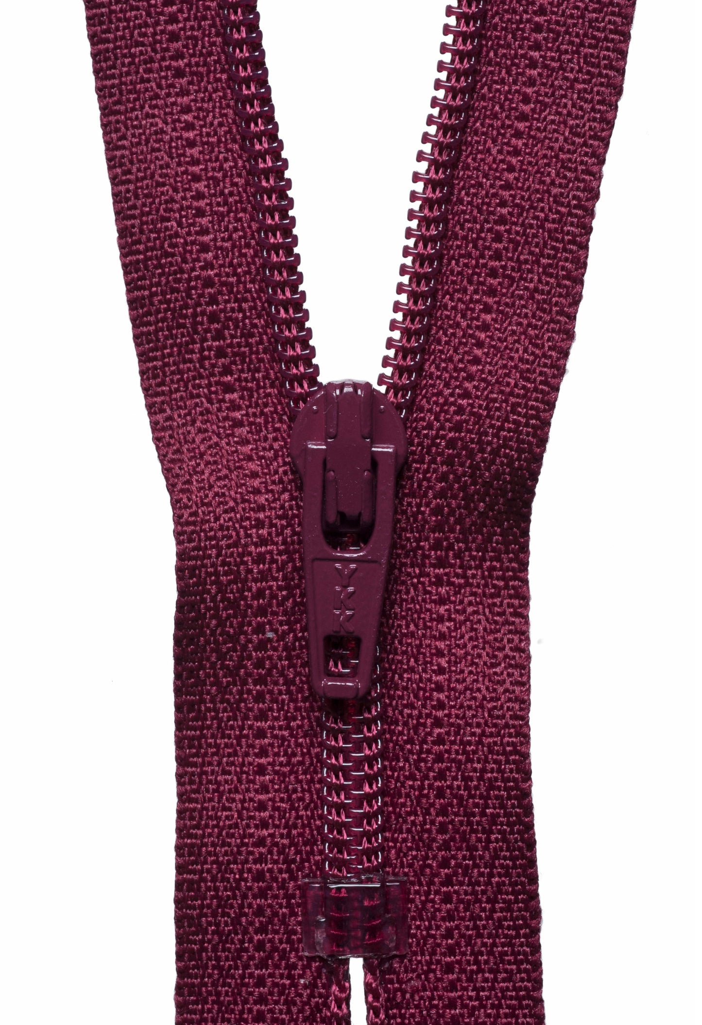 YKK Standard Zip 10cm/4in: Wine (525)