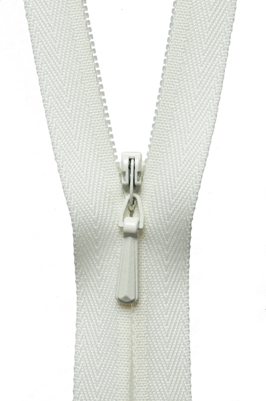 YKK Concealed Zip 20cm (8in): Cream (502)