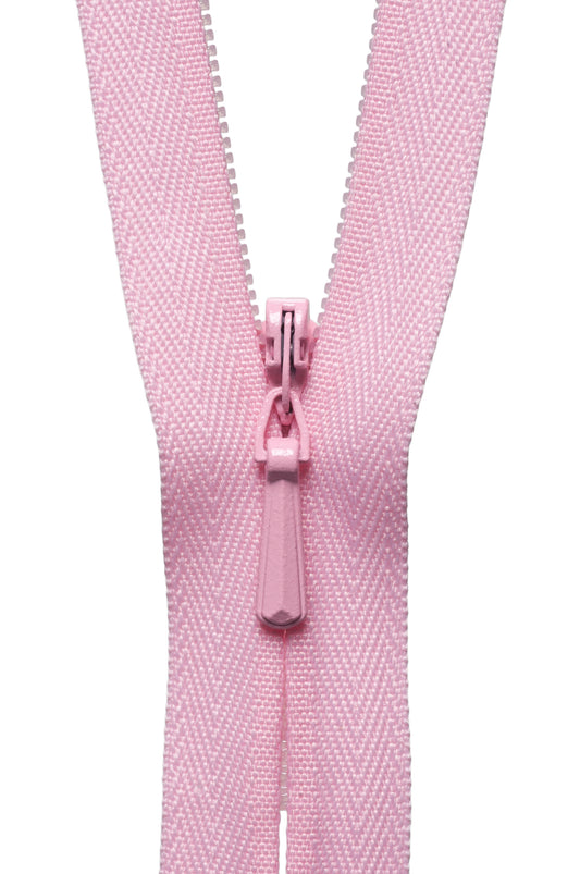 YKK Concealed Zip 41cm (16in): Mid Pink (513)