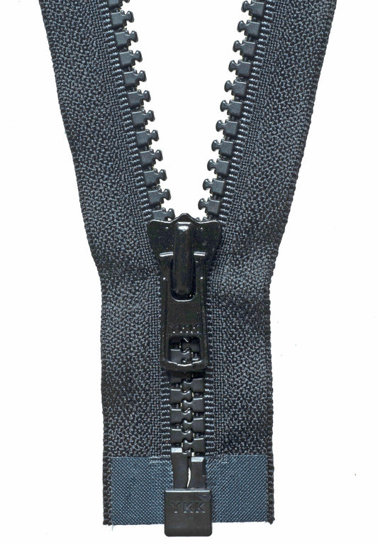 YKK Open End Heavyweight Zip 76cm (30in): Black (580)