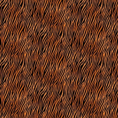 Around the World by Makower: Jewel Zebra - Orange (2401/V)