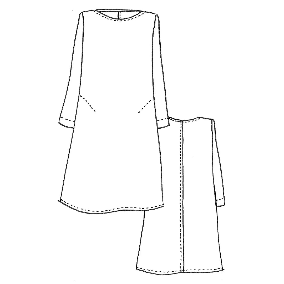 Bella Dress by Tessuti (paper sewing pattern)