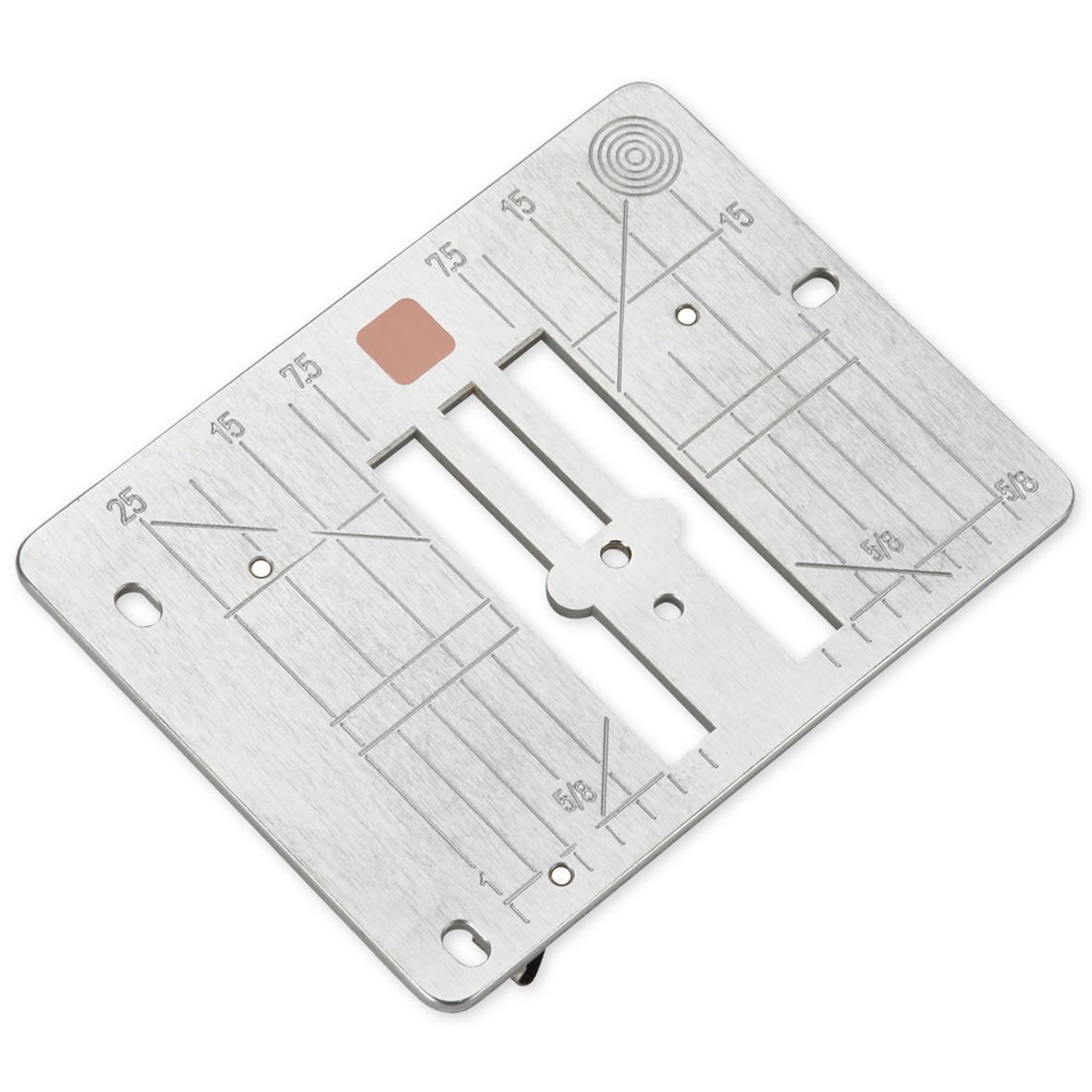 Bernina Stitch Plate (Cutwork/Straight) (Orange)