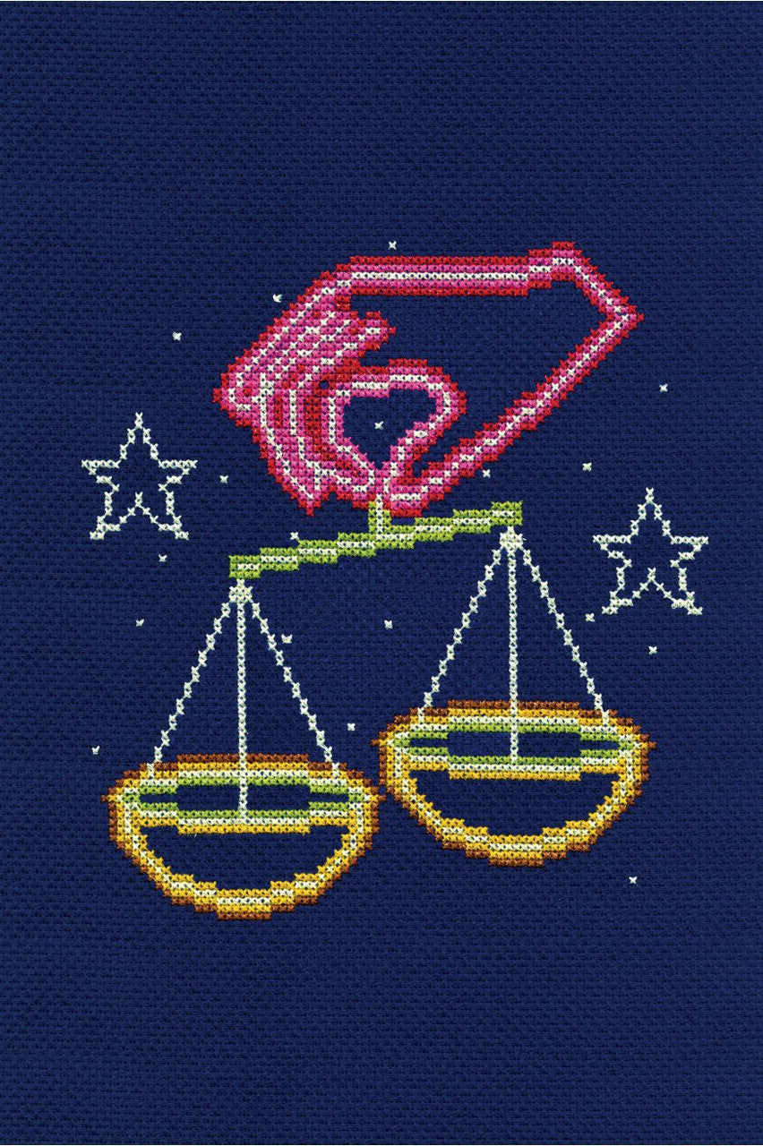 DMC Star Sign Cross Stitch Kit: Libra