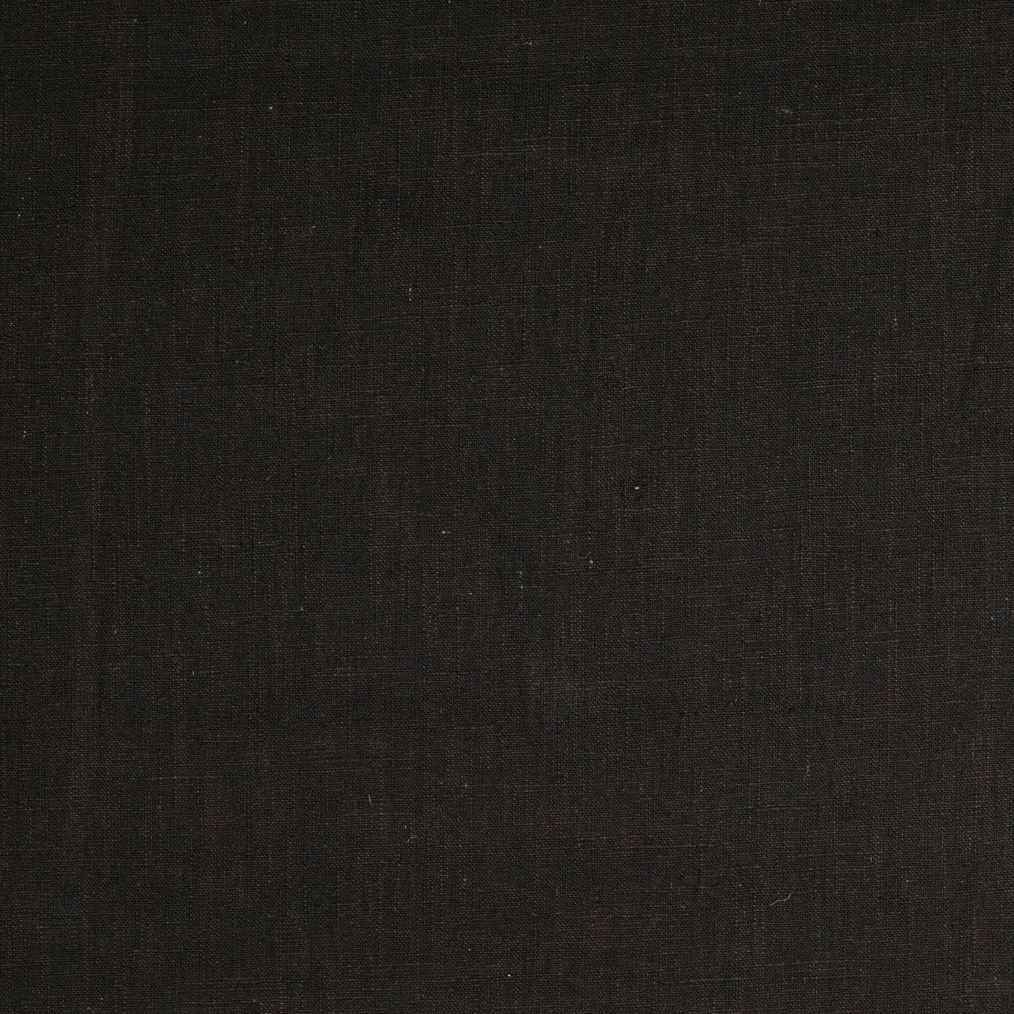 Washed Plain Linen: Black