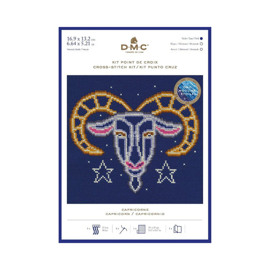 DMC Star Sign Cross Stitch Kit: Capricorn