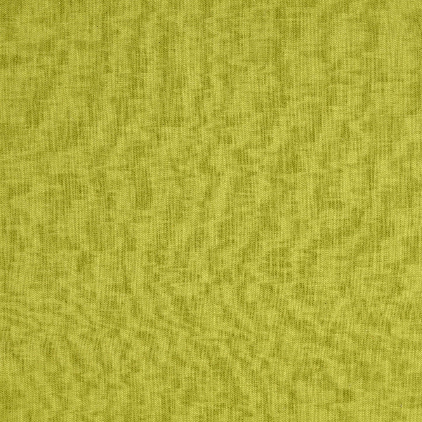 Washed Plain Linen: Chartreuse