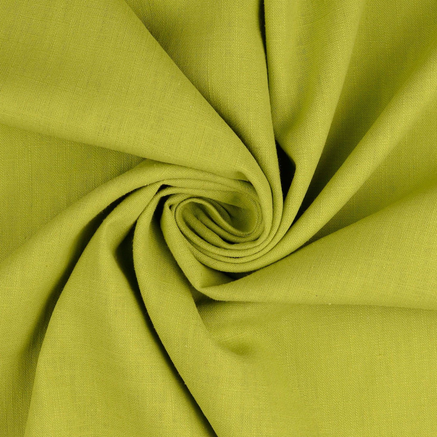 Washed Plain Linen: Chartreuse