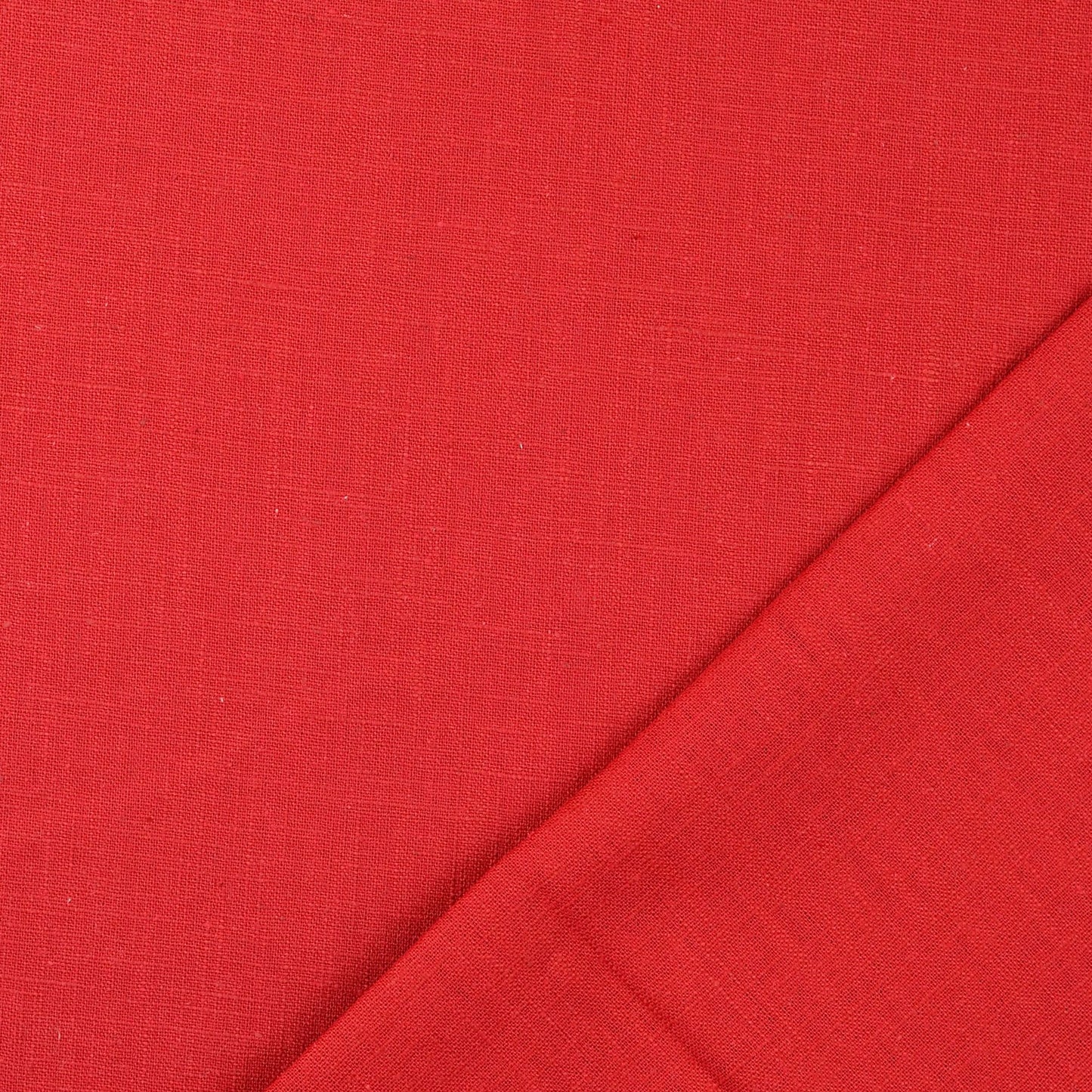 Washed Plain Linen: Cherry