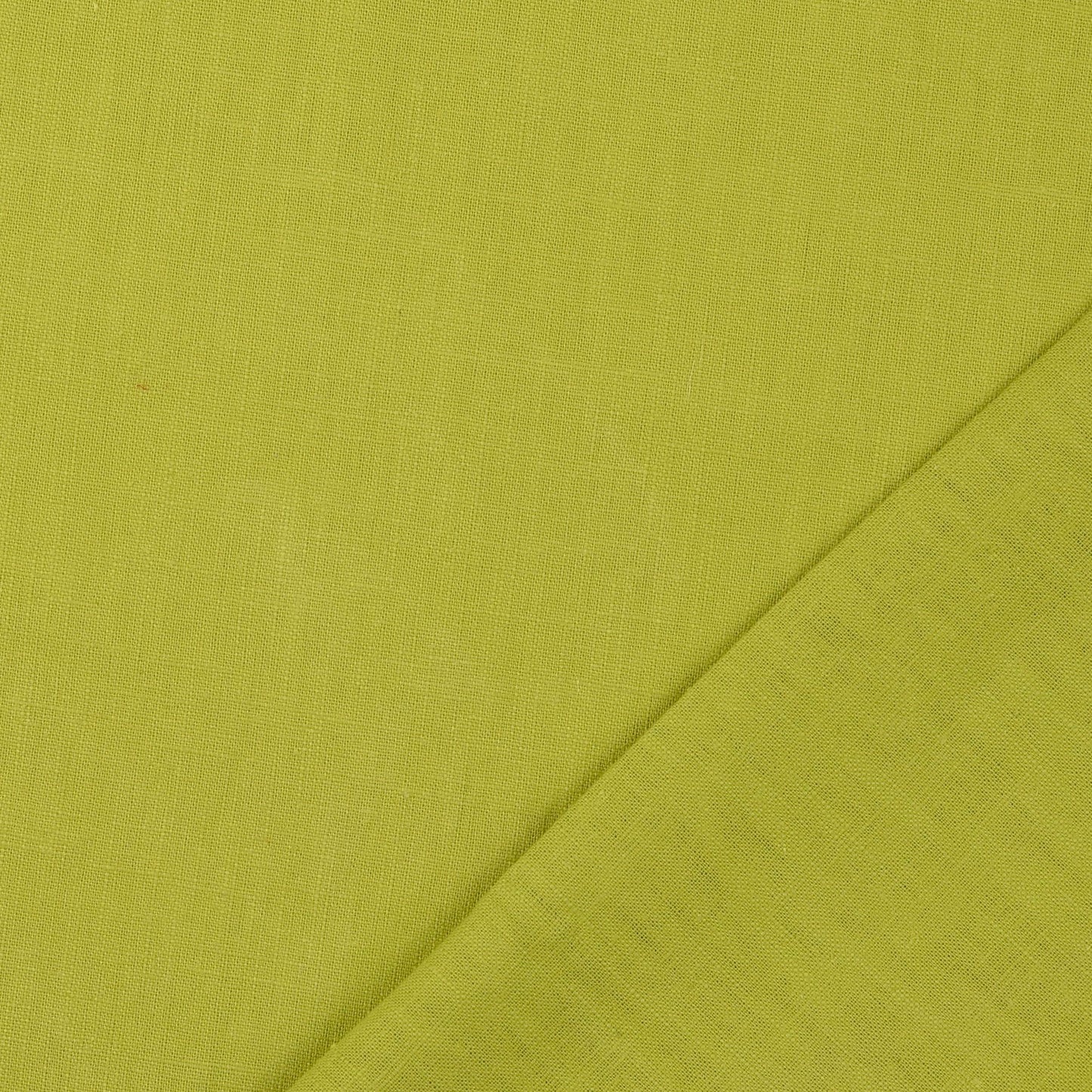 Washed Plain Linen: Chartreuse