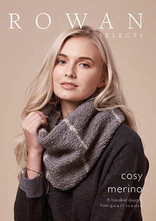 Six Handknit designs for Cosy Merino by Quail Studio, Rowan