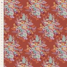 Chic Escape by Tilda: Whimsy Flower - Rust (100458.M)