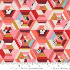 Frankie by BasicGrey for Moda Fabrics: Kaleidoscope - Sweetpea Pink (30671-15)