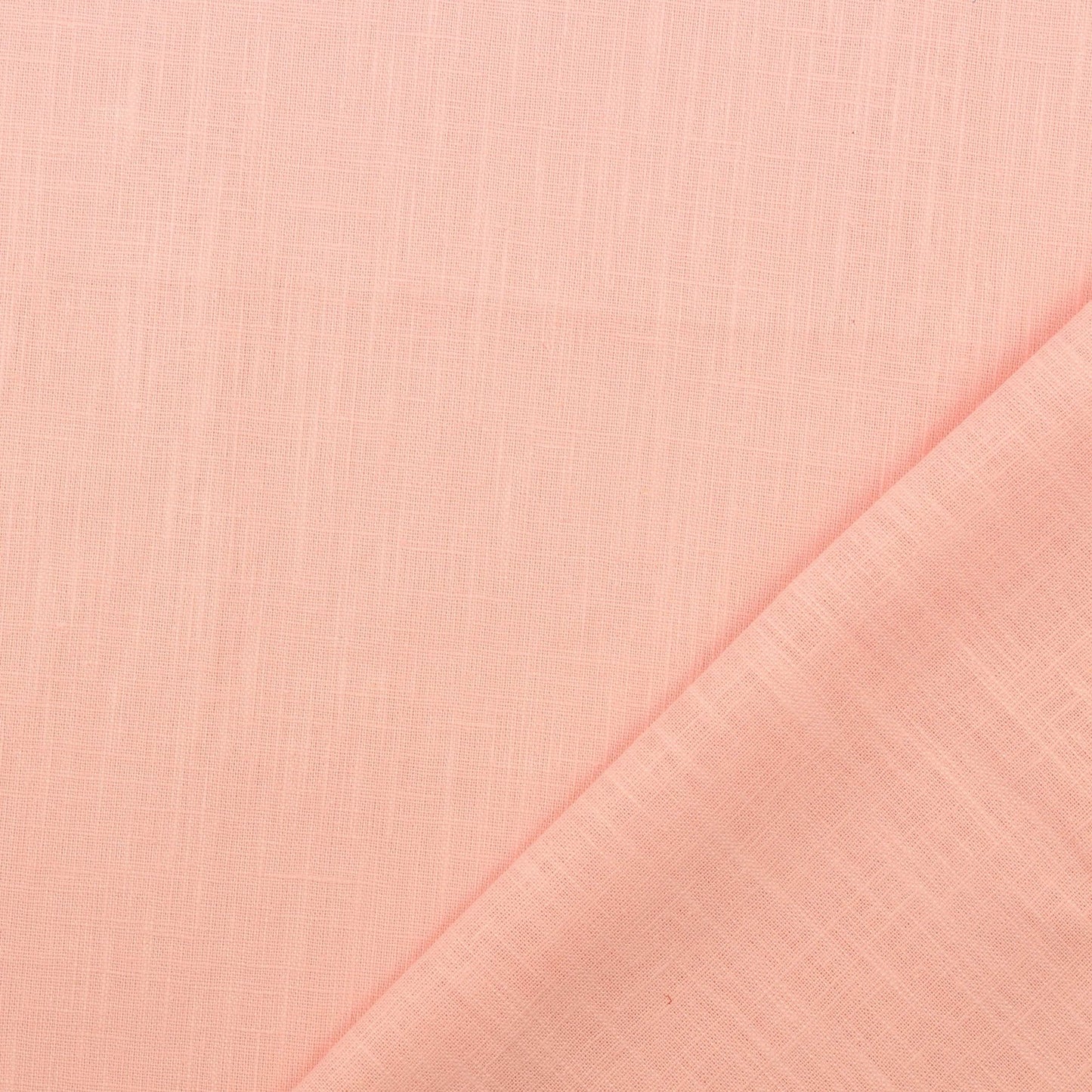 Washed Plain Linen: Dusky Pink