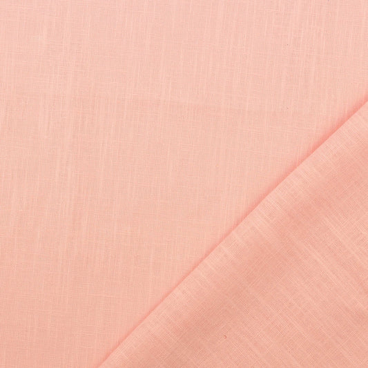 Washed Plain Linen: Dusky Pink