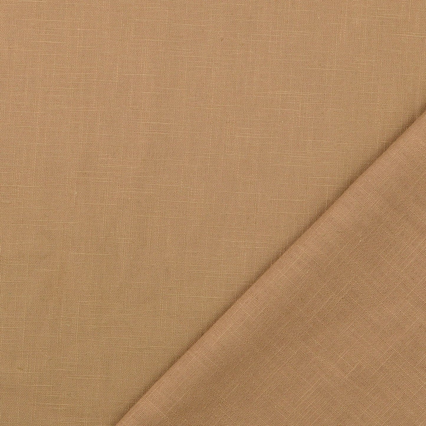 Washed Plain Linen: Hazelnut