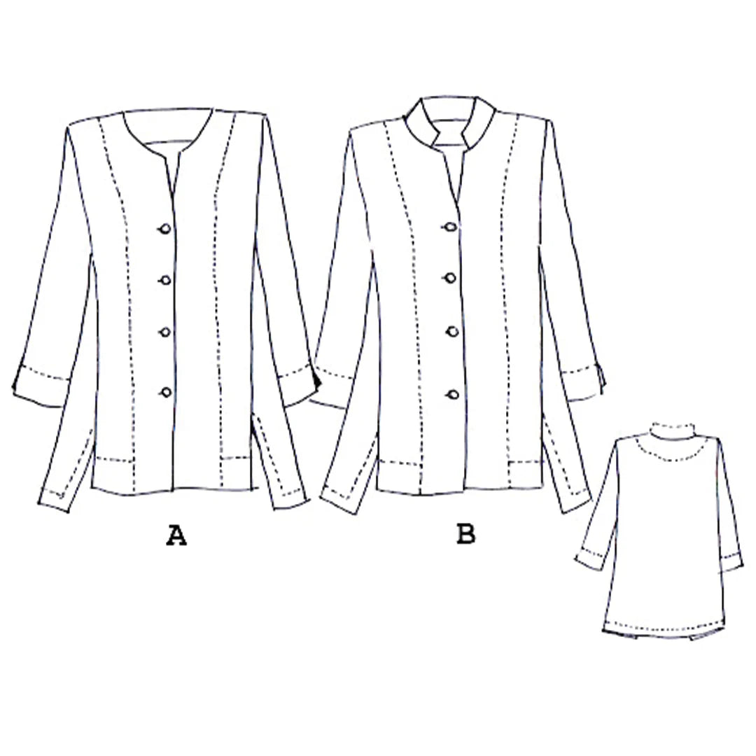 Helga Shirt by Tessuti (paper sewing pattern)