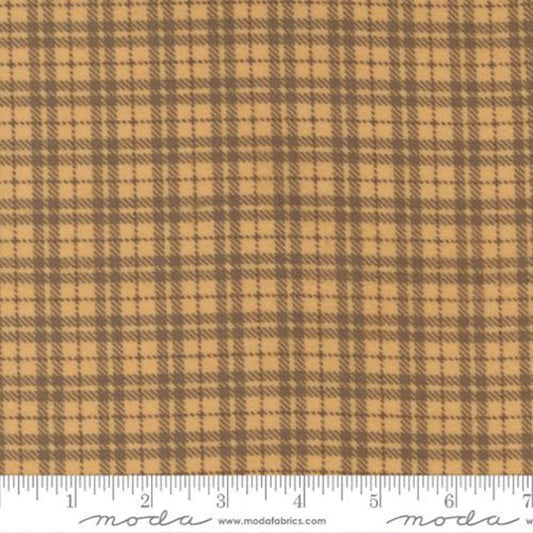 Autumn Gatherings Flannel by Primitive Gatherings for Moda Fabrics: National - Hay (49184-21F)