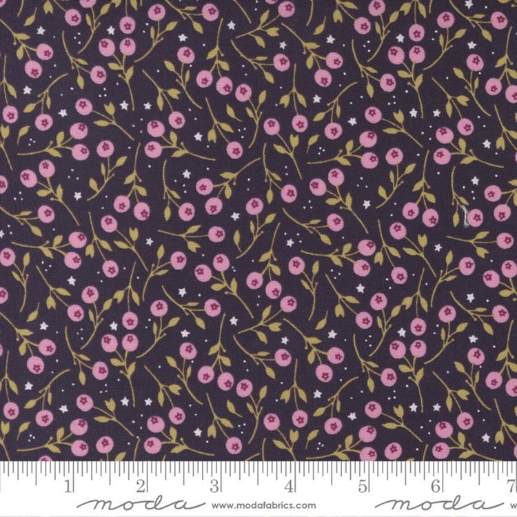 Wild Meadow by Sweetfire Road for Moda Fabrics: Berry Fields - Prune (43133-17)