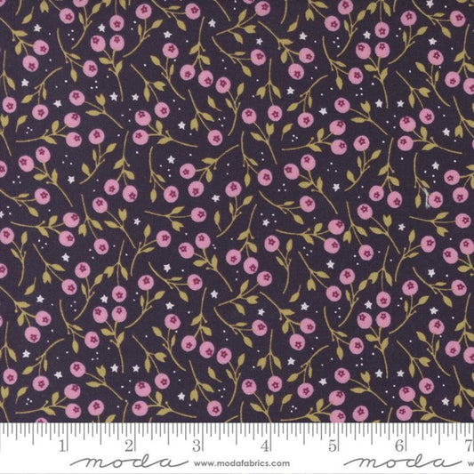 Wild Meadow by Sweetfire Road for Moda Fabrics: Berry Fields - Prune (43133-17)