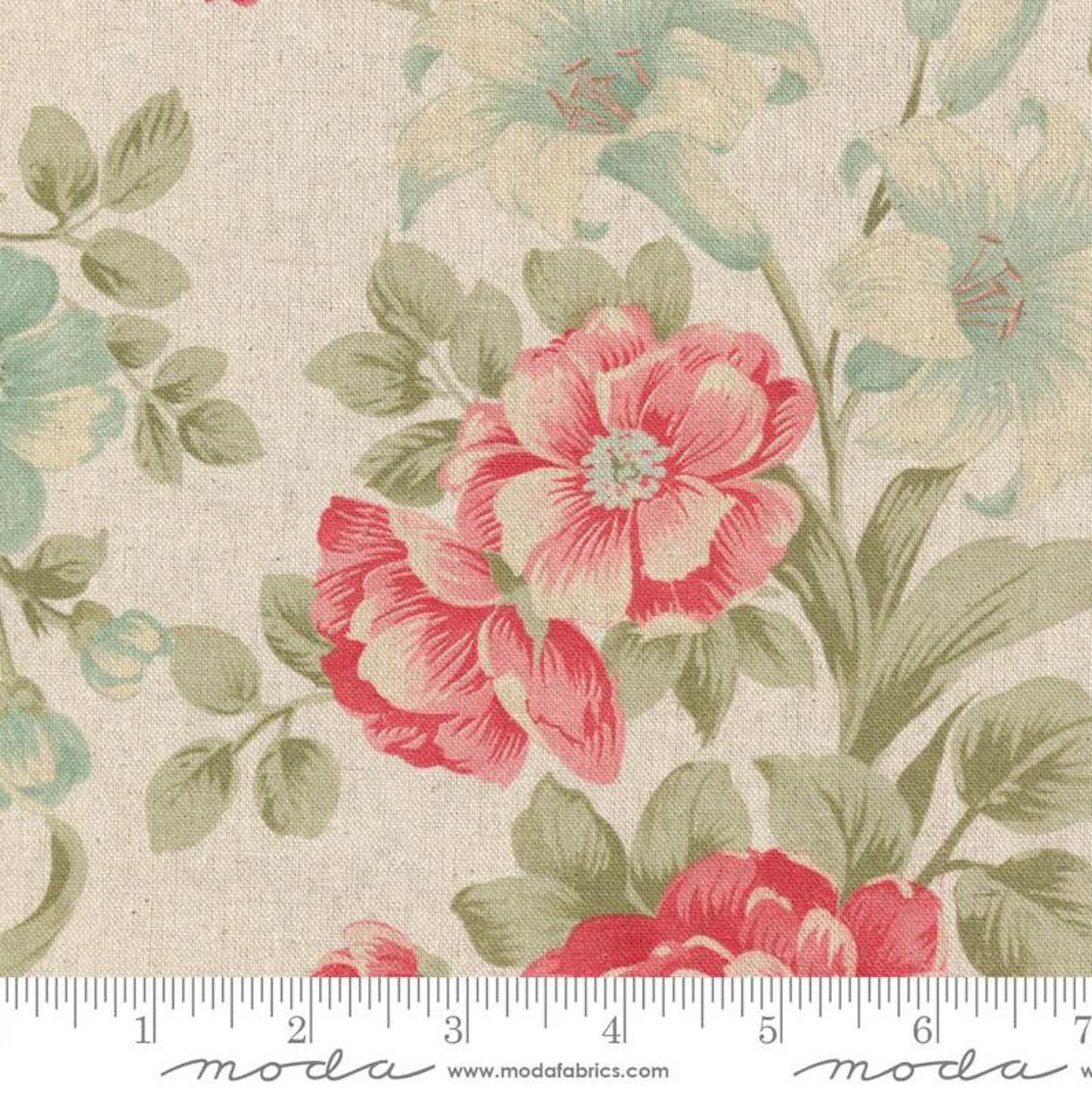 Collections for a Cause - Etchings by Howard Marcus and 3 Sisters for Moda Fabrics: Mochi Linen - Parchment (44330-11L)