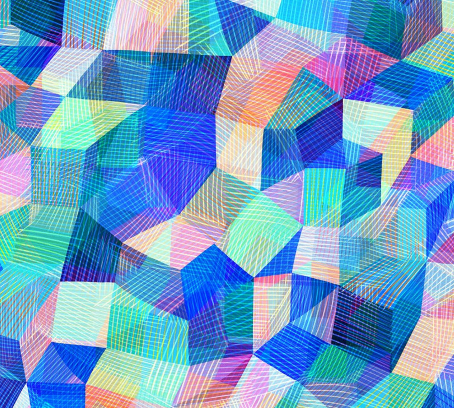 Chroma Blue Rayon by Rachel Parker for Dashwood Studio (CHROMA2437)