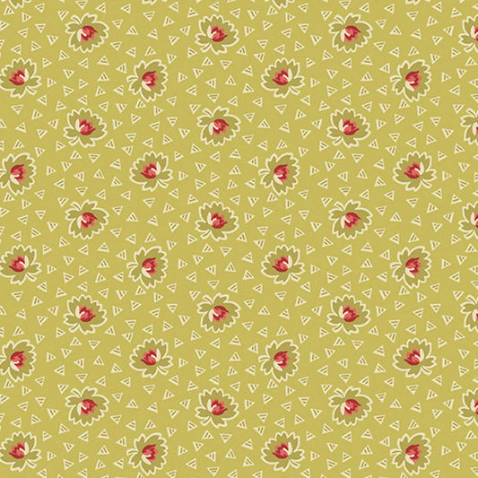 Veranda by Renee Nanneman for Andover Fabrics: Water Lily - Chartreuse (151Y)