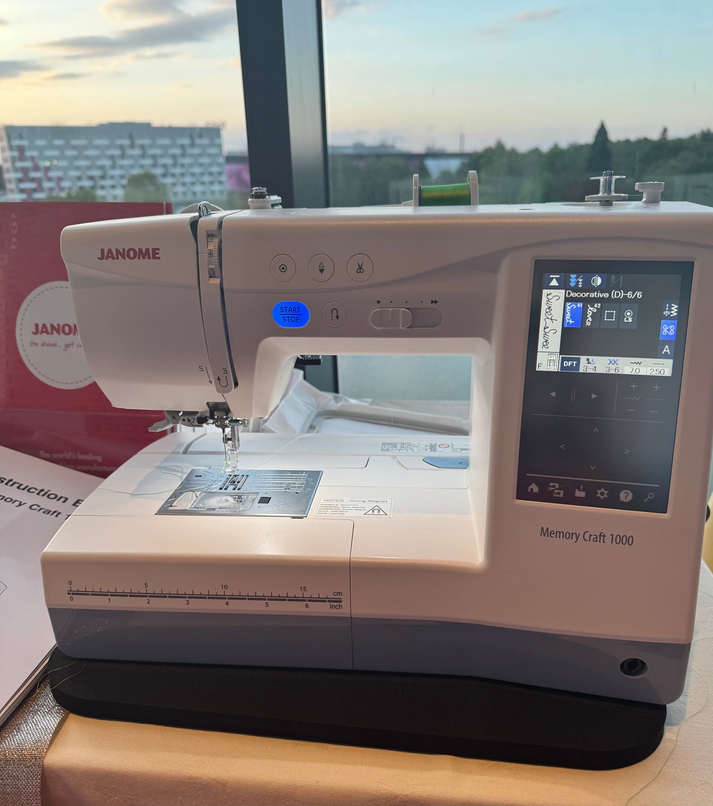 Janome MC1000 Sewing & Embroidery Machine