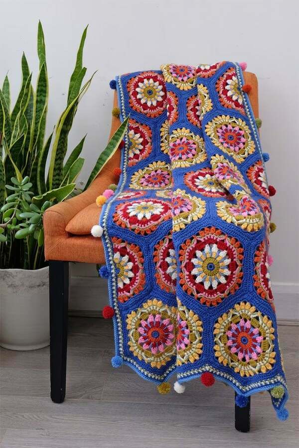 The Blue House Blanket by Janie Crow