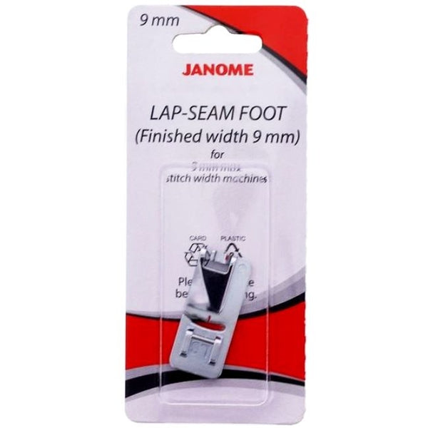 Janome Lap Seam Foot 9mm Finish for Cat D models