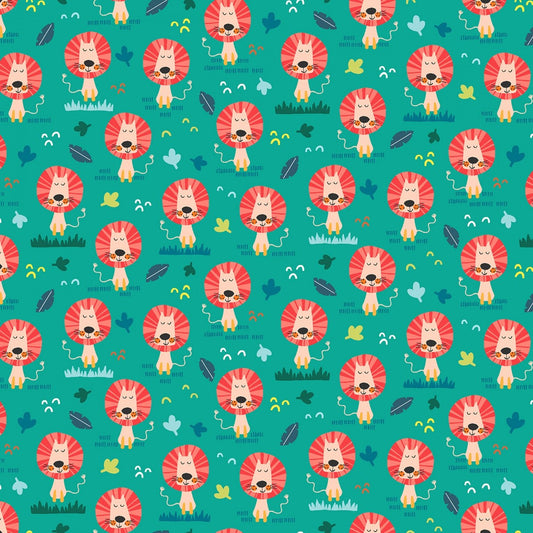 Jungle Safari by Michael Miller Fabrics: King of the Jungle