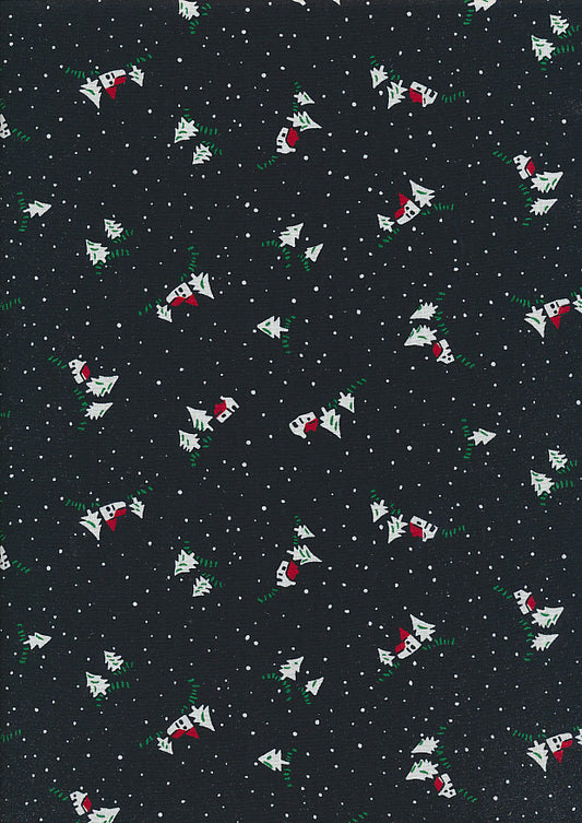 A Woodland Christmas by Liberty Fabrics: Christmas Cottage (018A)