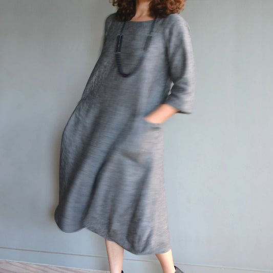 Lily Linen Dress by Tessuti (paper sewing pattern)