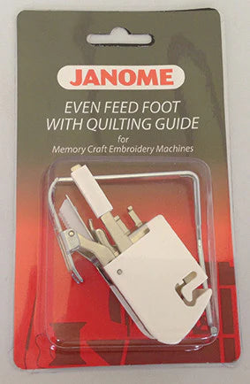 Janome Even Feed/Walking Foot with Quilting Guide for Memory Craft Embroidery Machines Cat C